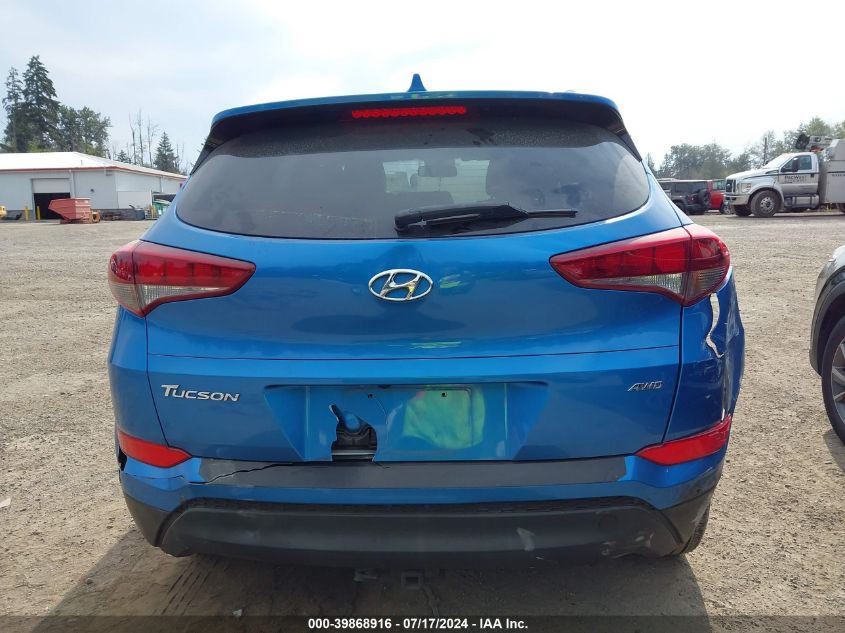 2018 Hyundai Tucson Sel VIN: KM8J3CA47JU705074 Lot: 39868916