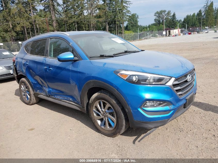 2018 Hyundai Tucson Sel VIN: KM8J3CA47JU705074 Lot: 39868916