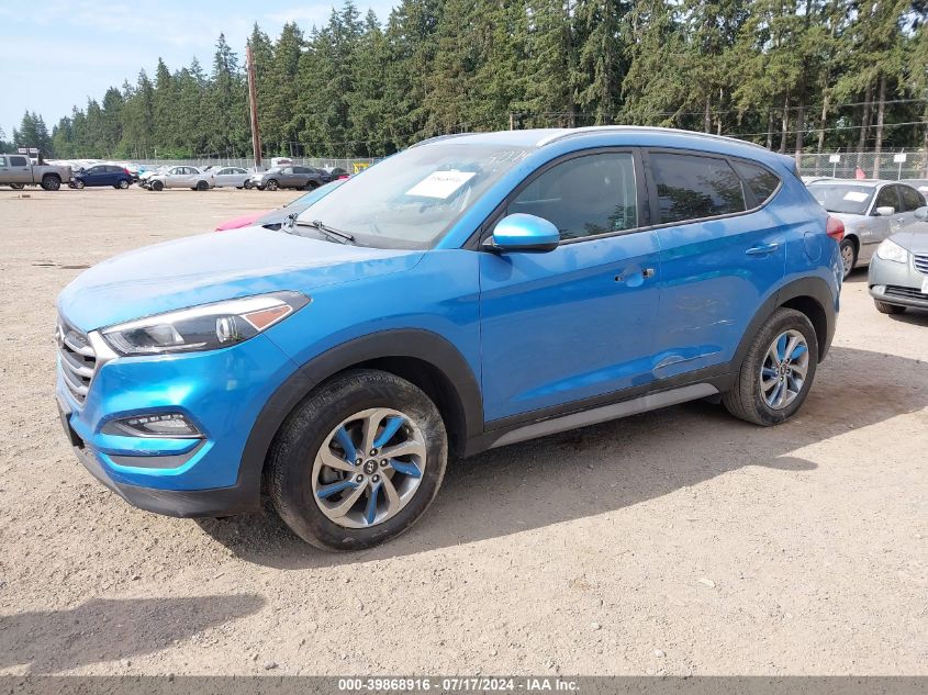 2018 Hyundai Tucson Sel VIN: KM8J3CA47JU705074 Lot: 39868916