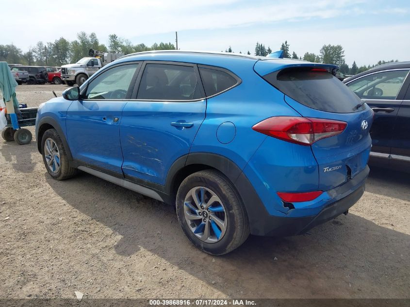 2018 Hyundai Tucson Sel VIN: KM8J3CA47JU705074 Lot: 39868916