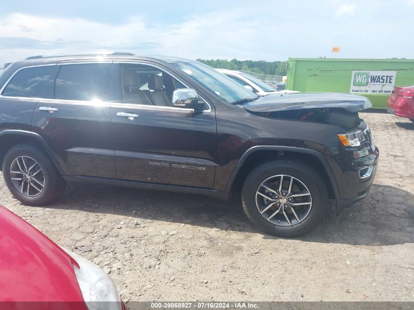 2017 Jeep Grand Cherokee Limited 4X2 VIN: 1C4RJEBG0HC812985 Lot: 39868927