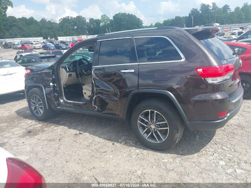 2017 Jeep Grand Cherokee Limited 4X2 VIN: 1C4RJEBG0HC812985 Lot: 39868927