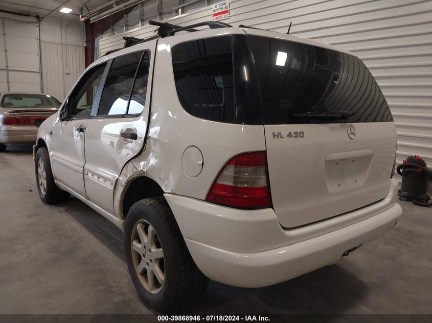 2000 Mercedes-Benz Ml 430 VIN: 4JGAB72EXYA195364 Lot: 39868946