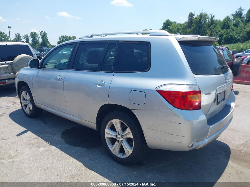 2009 Toyota Highlander Limited VIN: JTEES42A792148169 Lot: 39868950