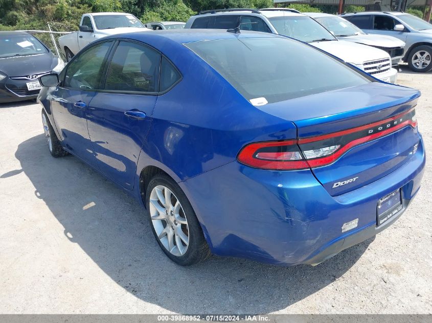 2013 Dodge Dart Sxt VIN: 1C3CDFBH8DD148150 Lot: 39868952