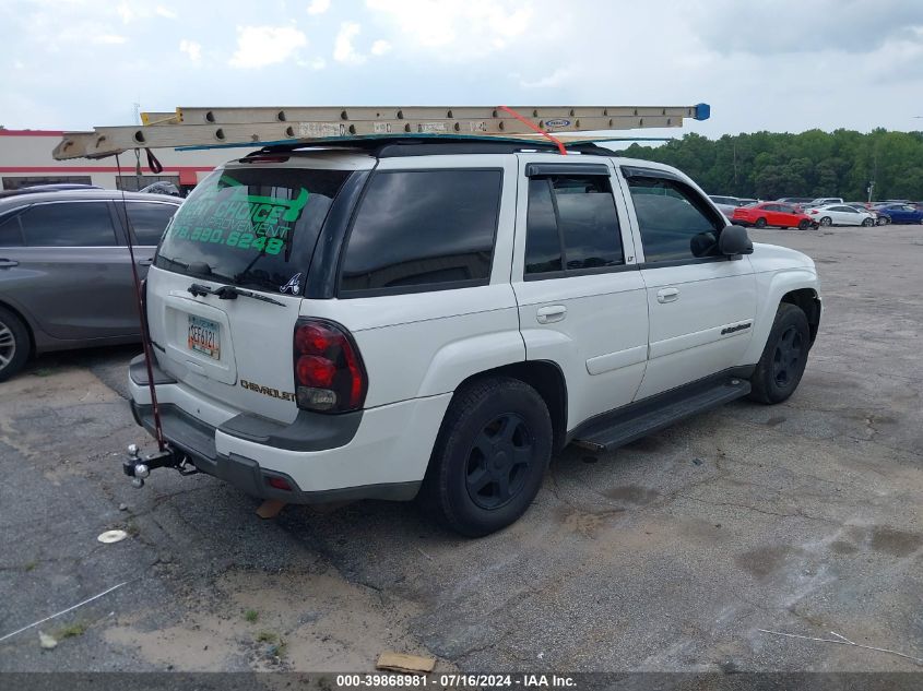 2004 Chevrolet Trailblazer Lt VIN: 1GNDS13S942206272 Lot: 39868981