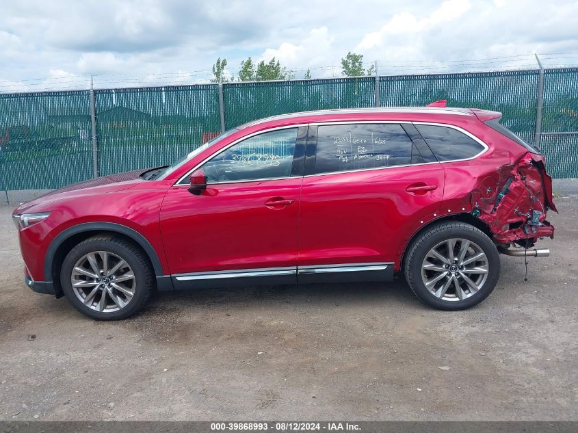 2019 Mazda Cx-9 Grand Touring VIN: JM3TCBDY0K0329050 Lot: 39868993