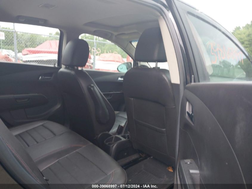 2013 Chevrolet Sonic Rs Auto VIN: 1G1JG6SB3D4138849 Lot: 39868997