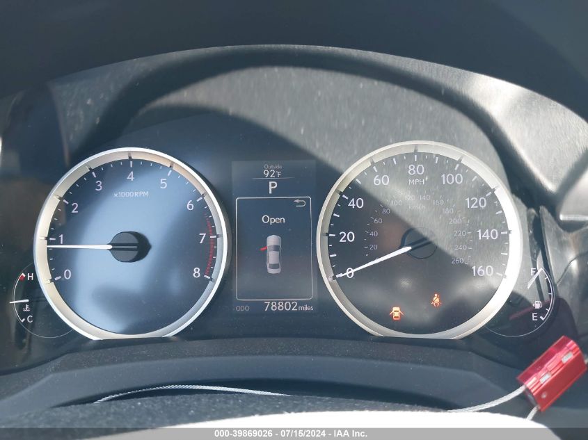 2014 Lexus Is 350 VIN: JTHCE1D22E5001871 Lot: 39869026