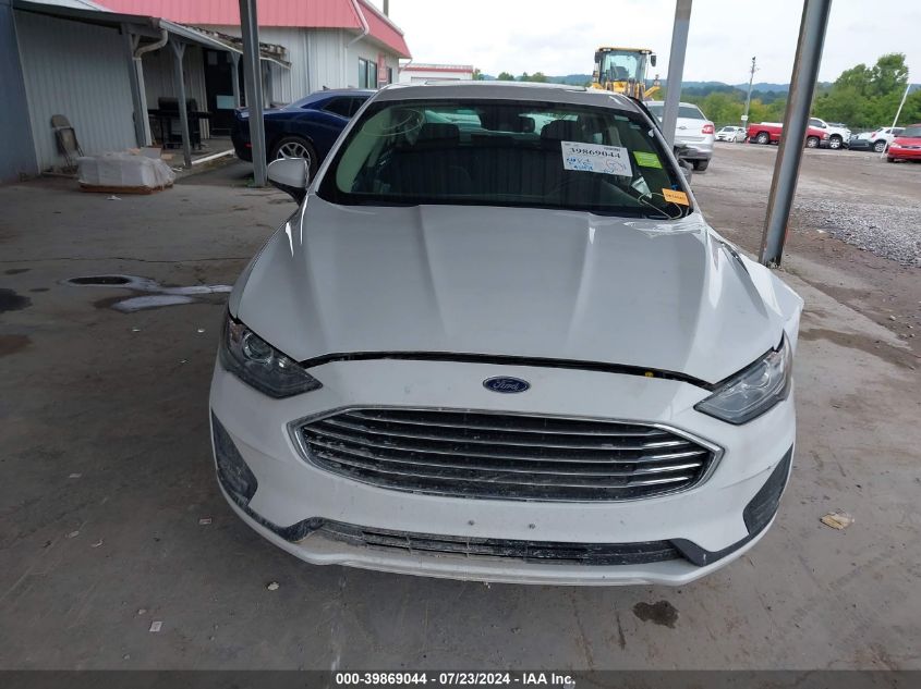 2019 Ford Fusion Hybrid Se VIN: 3FA6P0LU6KR125615 Lot: 39869044