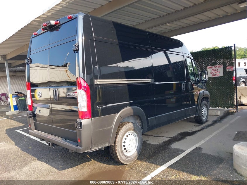 2024 Ram Promaster 2500 Tradesman High Roof 136 Wb W/Pass Seat VIN: 3C6LRVCG8RE146294 Lot: 39869089