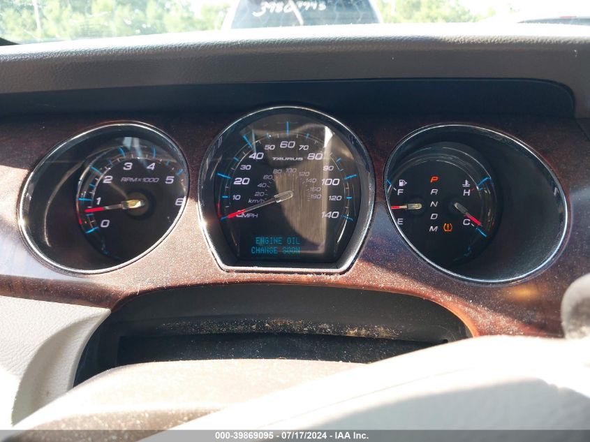 2011 Ford Taurus Sel VIN: 1FAHP2EWXBG105376 Lot: 39869095