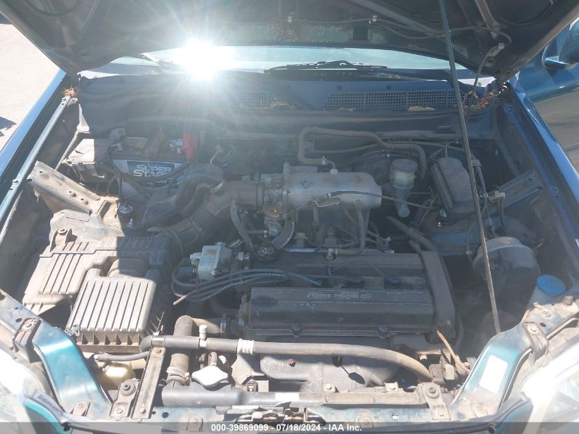 1998 Honda Cr-V Ex VIN: JHLRD1869WC038539 Lot: 39869099