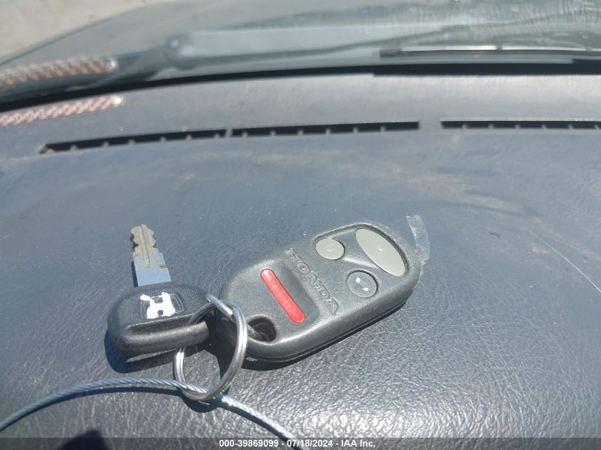 1998 Honda Cr-V Ex VIN: JHLRD1869WC038539 Lot: 39869099