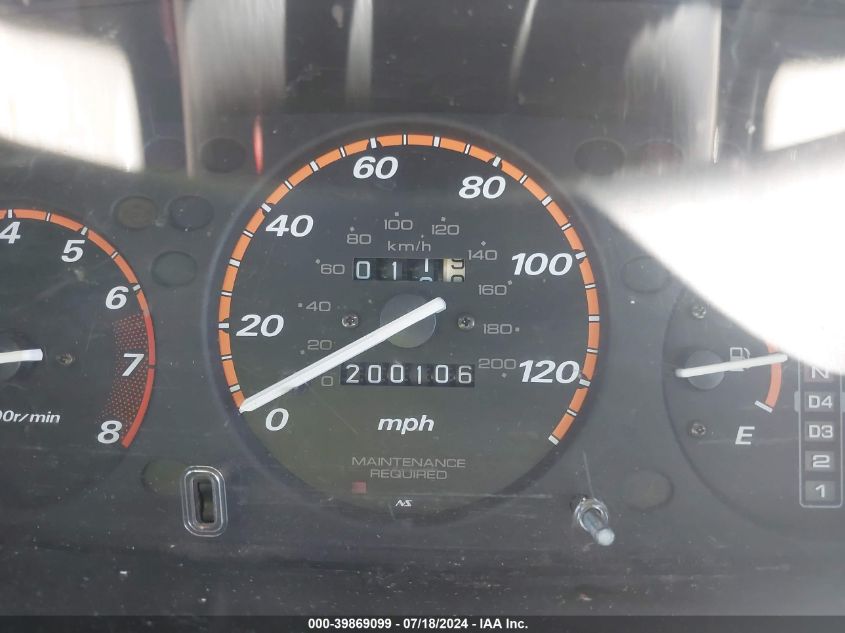 1998 Honda Cr-V Ex VIN: JHLRD1869WC038539 Lot: 39869099