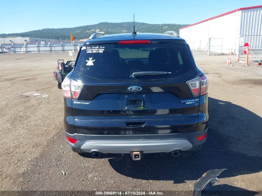 2017 Ford Escape Titanium VIN: 1FMCU9J96HUA32860 Lot: 39869114