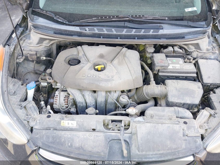 2012 Hyundai Elantra Limited (Ulsan Plant) VIN: KMHDH4AE0CU285786 Lot: 39869120