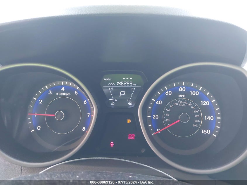 2012 Hyundai Elantra Limited (Ulsan Plant) VIN: KMHDH4AE0CU285786 Lot: 39869120