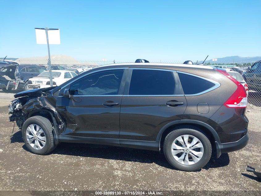 2014 Honda Cr-V Ex-L VIN: 2HKRM4H72EH697055 Lot: 39869130