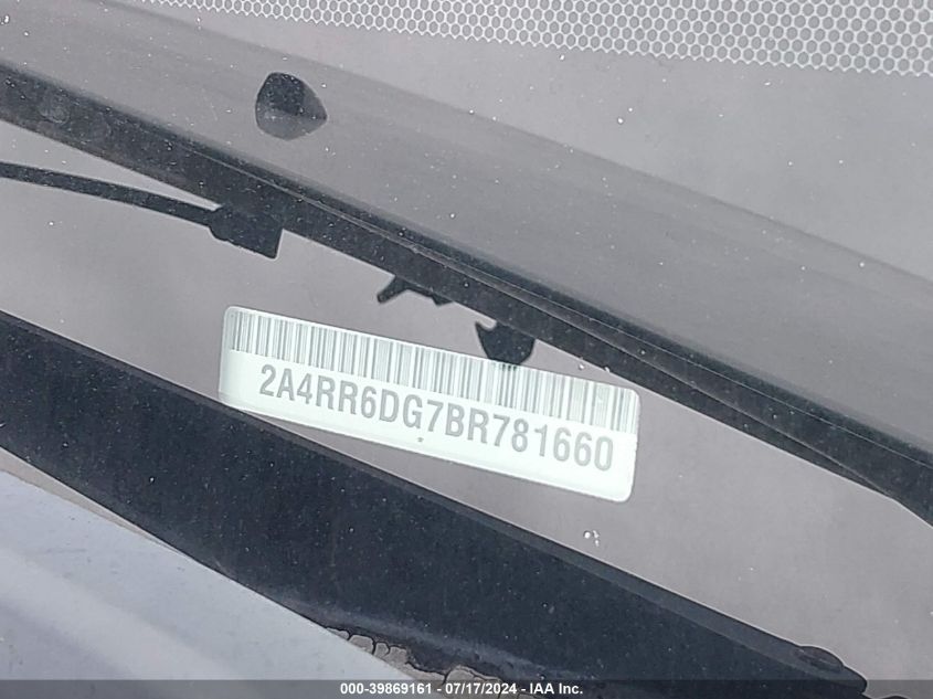 2011 Chrysler Town & Country Limited VIN: 2A4RR6DG7BR781660 Lot: 39869161