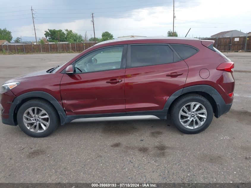 2017 Hyundai Tucson Eco VIN: KM8J3CA26HU341819 Lot: 39869193