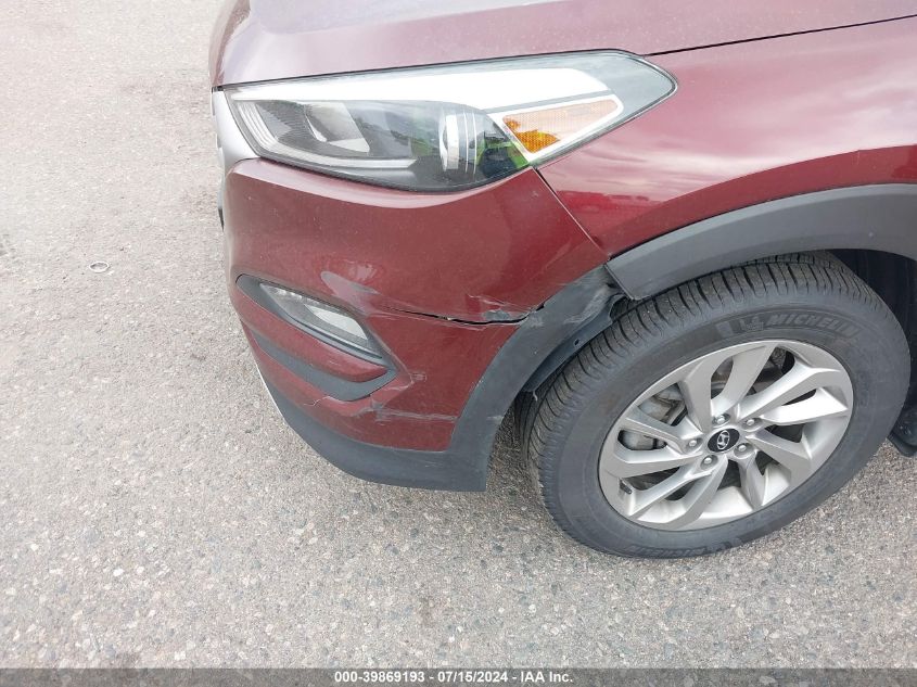 2017 Hyundai Tucson Eco VIN: KM8J3CA26HU341819 Lot: 39869193