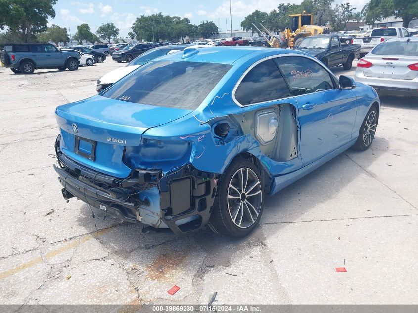 2019 BMW 230I VIN: WBA2J1C58KVD10180 Lot: 39869230