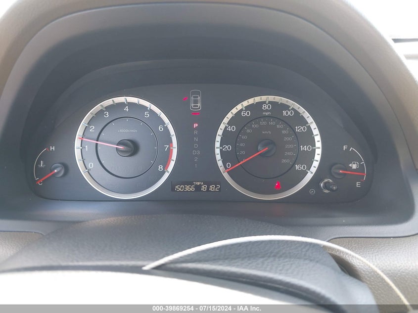 2010 Honda Accord 2.4 Lx-P VIN: 1HGCP2F48AA103131 Lot: 39869254