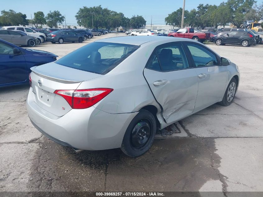 2014 Toyota Corolla S VIN: 2T1BURHE8EC056010 Lot: 39869257