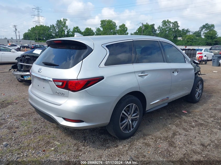 2020 Infiniti Qx60 Pure Awd VIN: 5N1DL0MM0LC530490 Lot: 39869276