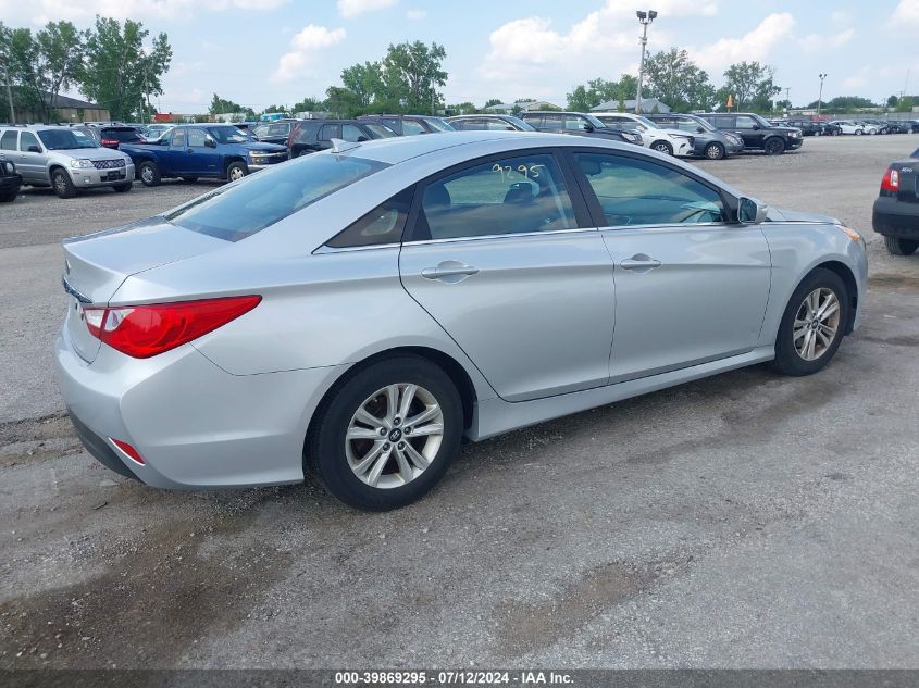 2014 Hyundai Sonata Gls VIN: 5NPEB4AC6EH879854 Lot: 39869295