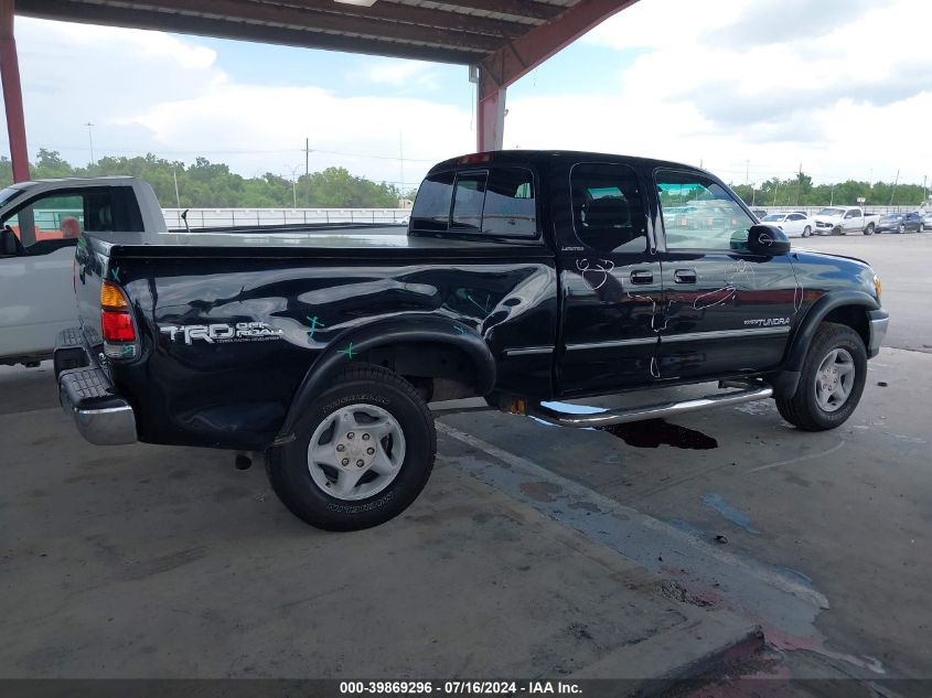 2001 Toyota Tundra Ltd V8 VIN: 5TBRT38171S146271 Lot: 39869296