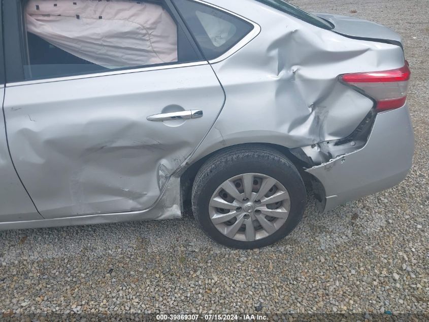 2014 Nissan Sentra Fe+ S/Fe+ Sv/S/Sl/Sr/Sv VIN: 3N1AB7AP0EL668297 Lot: 39869307