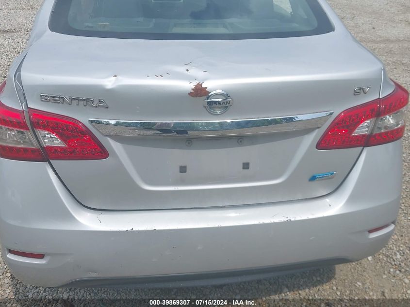 2014 Nissan Sentra Fe+ S/Fe+ Sv/S/Sl/Sr/Sv VIN: 3N1AB7AP0EL668297 Lot: 39869307