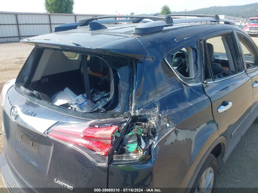 2018 Toyota Rav4 Limited VIN: JTMYFREV9JJ207282 Lot: 39869310