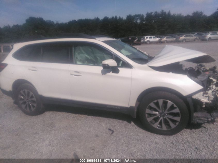 2016 Subaru Outback 2.5I Limited VIN: 4S4BSANC4G3205899 Lot: 39869331