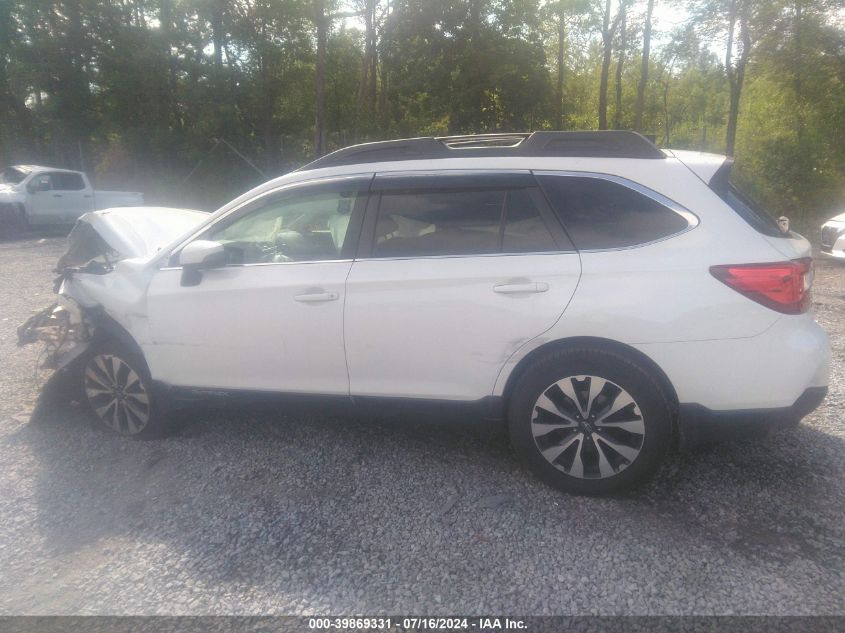 2016 Subaru Outback 2.5I Limited VIN: 4S4BSANC4G3205899 Lot: 39869331