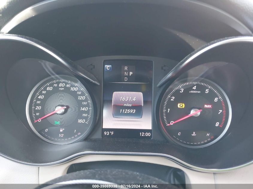 2018 Mercedes-Benz C 300 300 VIN: WDDWK4JB9JF681727 Lot: 39869335