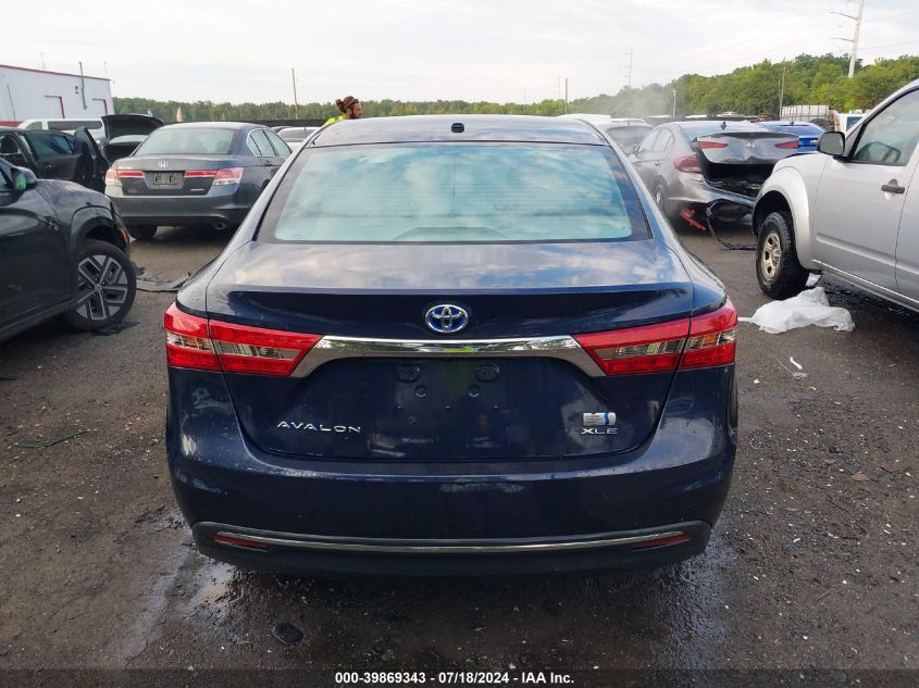 2016 Toyota Avalon Hybrid Xle Premium VIN: 4T1BD1EB9GU0SS039 Lot: 39869343