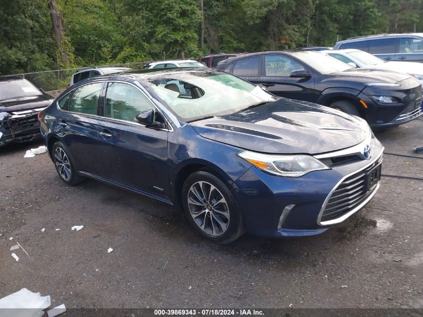 2016 Toyota Avalon Hybrid Xle Premium VIN: 4T1BD1EB9GU0SS039 Lot: 39869343