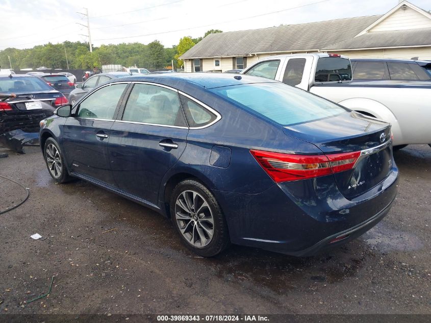 2016 Toyota Avalon Hybrid Xle Premium VIN: 4T1BD1EB9GU0SS039 Lot: 39869343