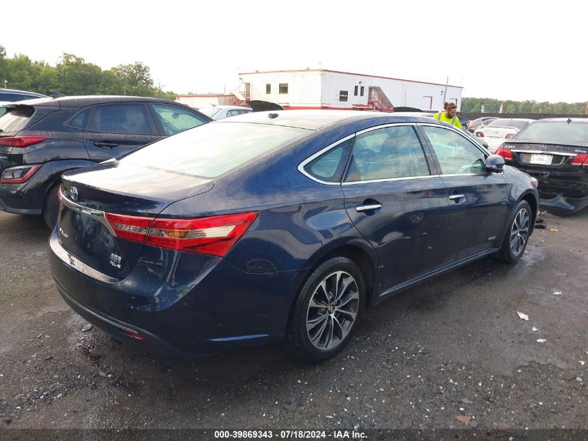 2016 Toyota Avalon Hybrid Xle Premium VIN: 4T1BD1EB9GU0SS039 Lot: 39869343