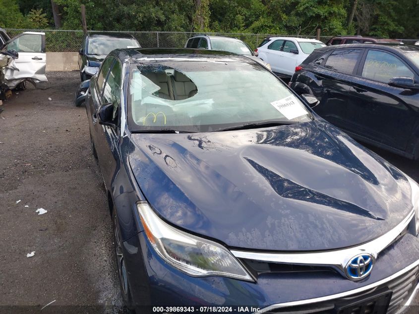 2016 Toyota Avalon Hybrid Xle Premium VIN: 4T1BD1EB9GU0SS039 Lot: 39869343