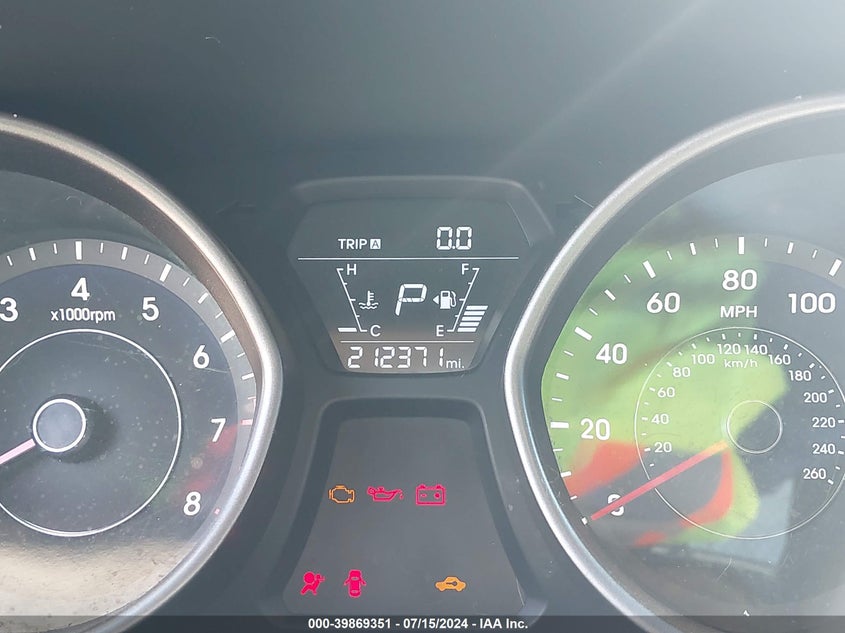 2014 Hyundai Elantra Limited VIN: 5NPDH4AE5EH509877 Lot: 39869351