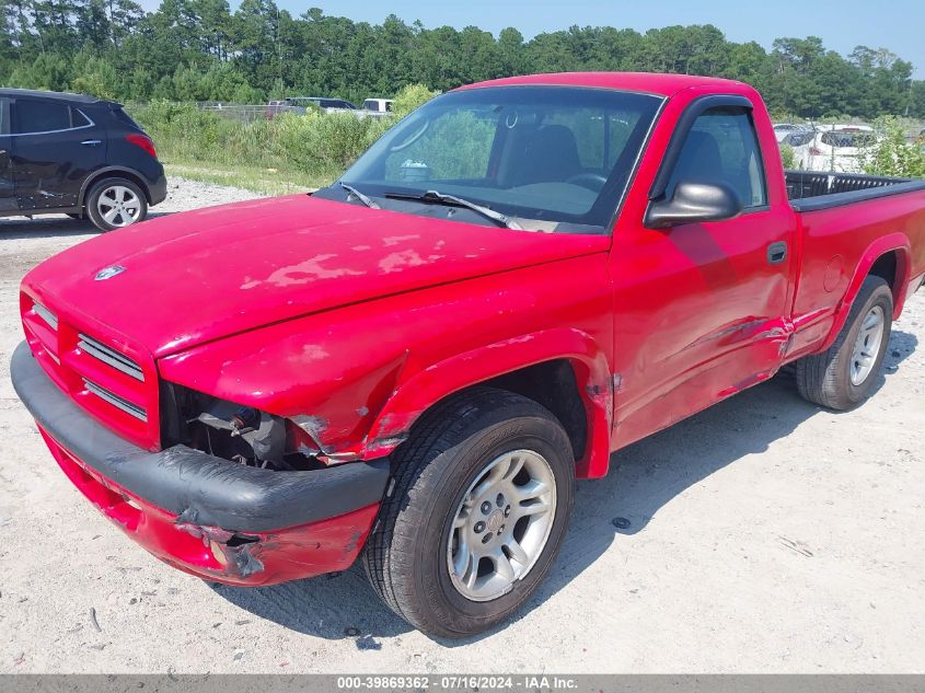 2002 Dodge Dakota Sport VIN: 1B7FL36X42S651372 Lot: 39869362