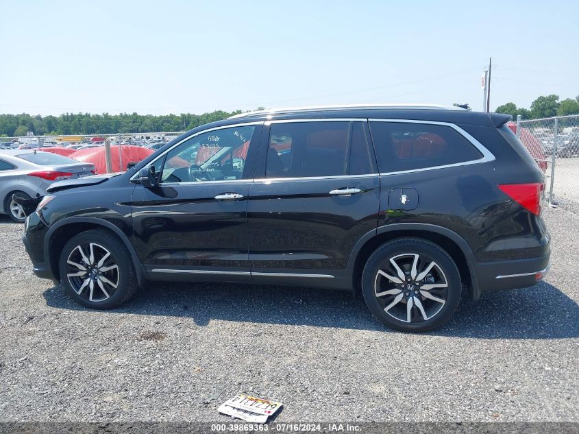 2021 Honda Pilot Awd Elite VIN: 5FNYF6H02MB070017 Lot: 39869363