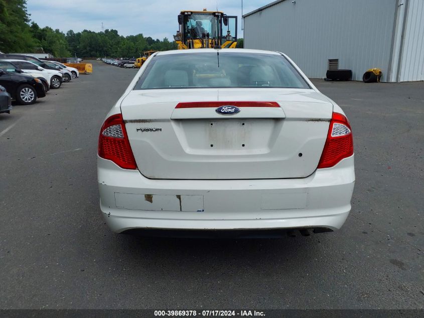 2012 Ford Fusion S VIN: 3FAHP0GA5CR287987 Lot: 39869378