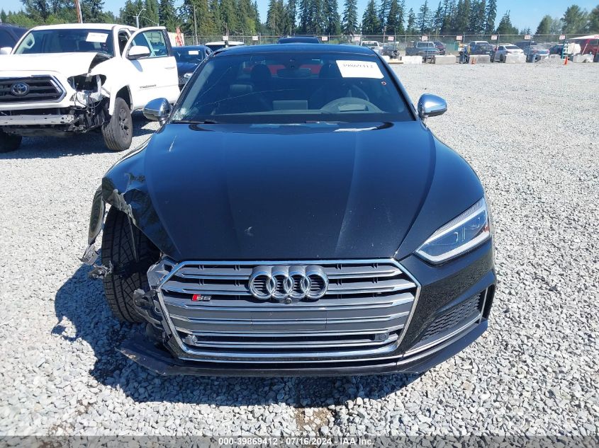 2018 Audi S5 3.0T Premium Plus VIN: WAUR4AF51JA012395 Lot: 39869412