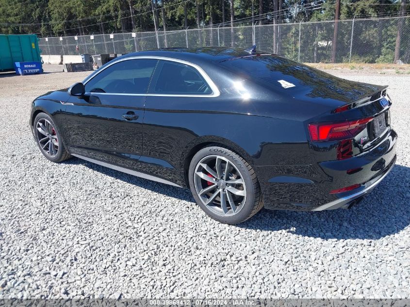 2018 Audi S5 3.0T Premium Plus VIN: WAUR4AF51JA012395 Lot: 39869412