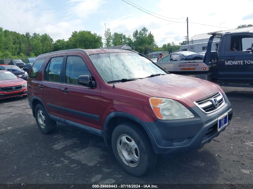 2004 Honda Cr-V Lx VIN: SHSRD78454U203378 Lot: 39869443